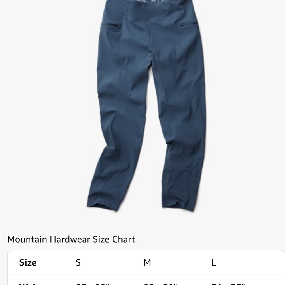 Mountain Hardwear Blue Pants